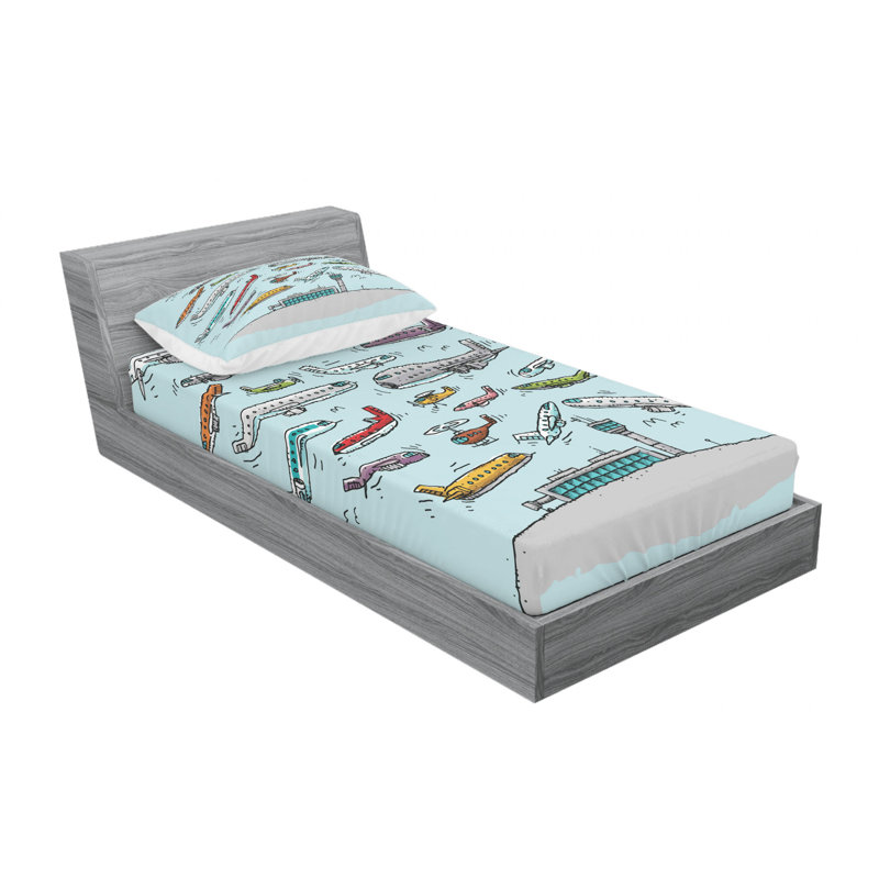 East Urban Home Airplane Sheet Set Wayfair